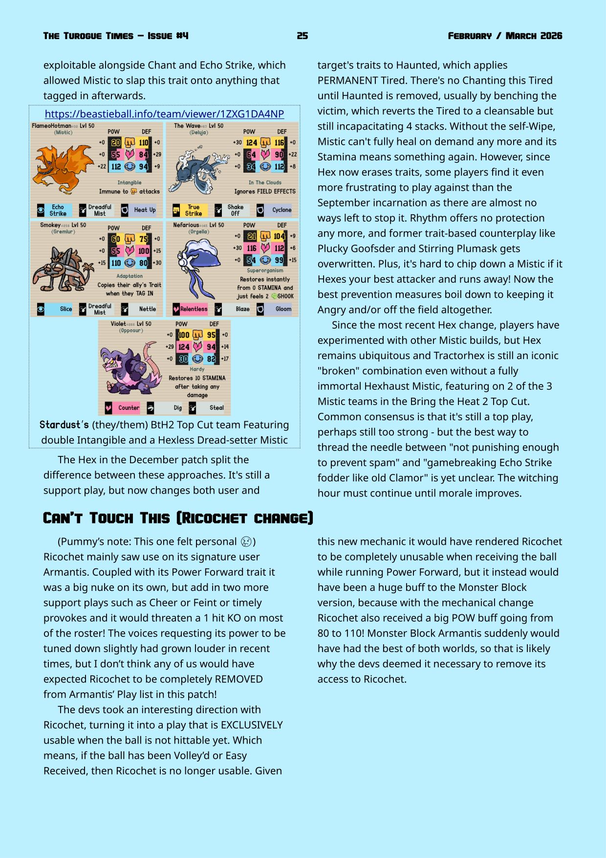 Page 25. Milestone 3 meta retrospective